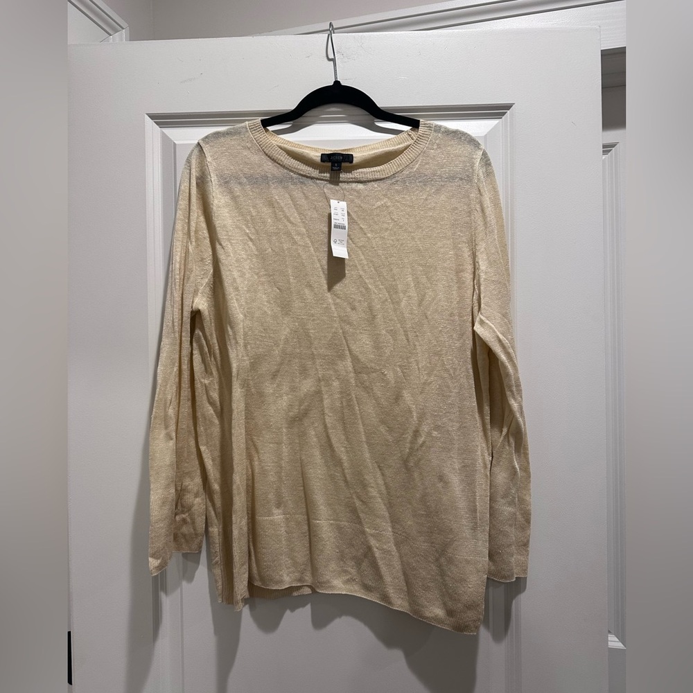 J. Crew Beige Knit Top